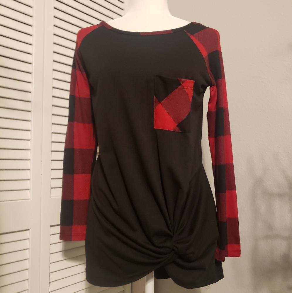Cozy Flannel Print Long Sleeve